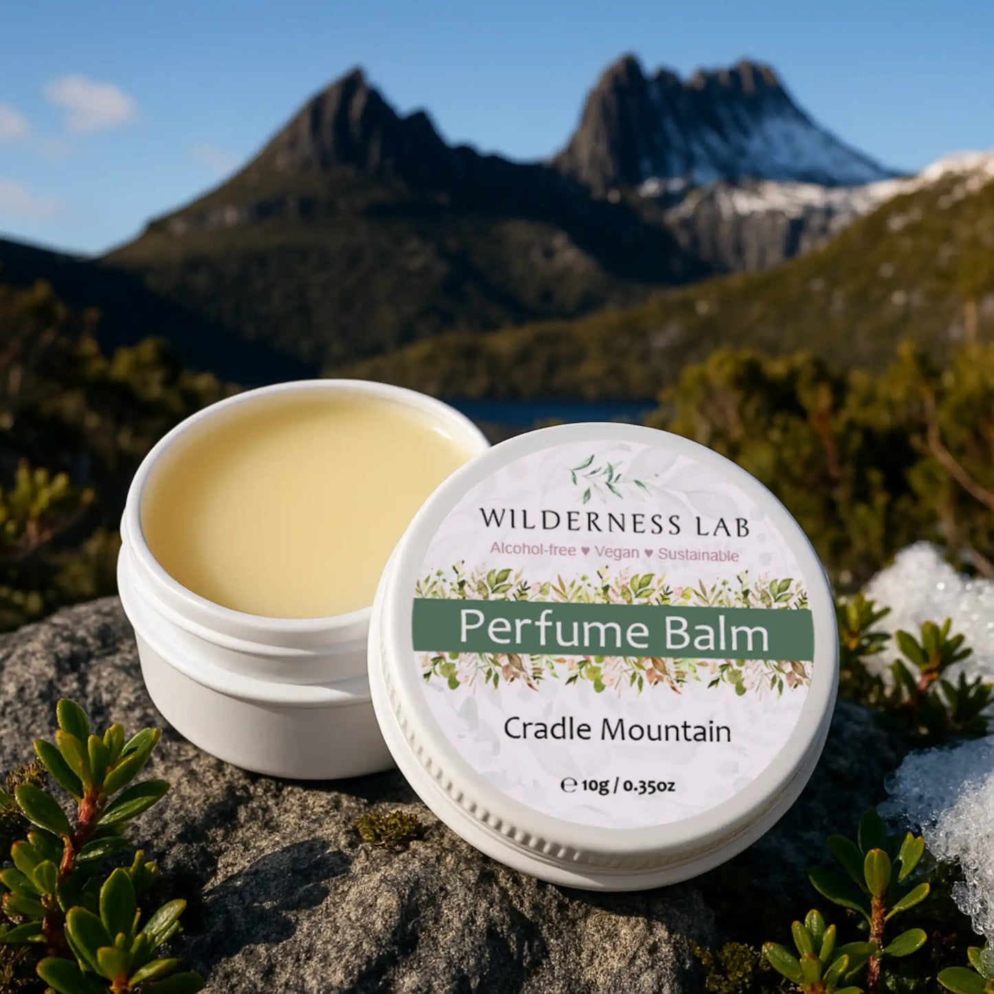 Cradle Mountain Solid Perfume - natural vegan perfume balm with essential oils