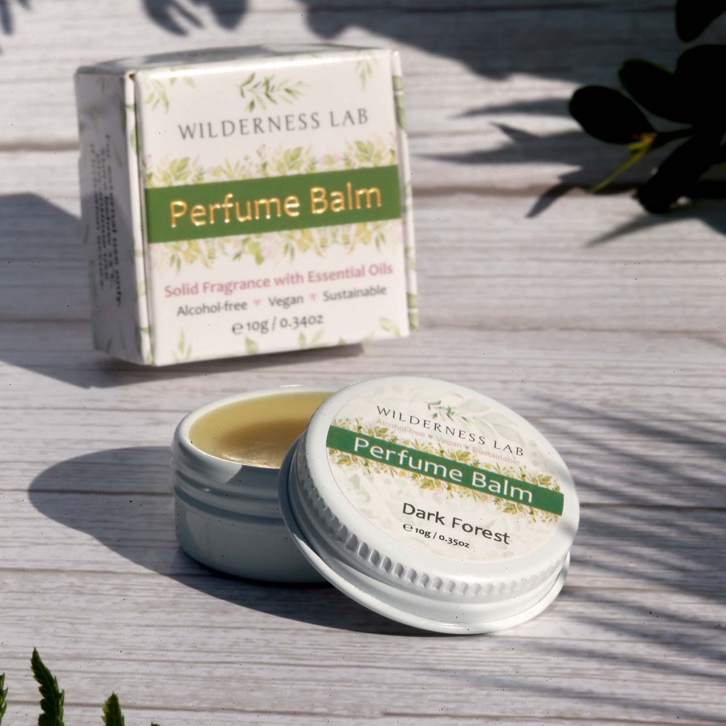 Dark Forest Solid Perfume - natural vegan perfume balm with essential oils