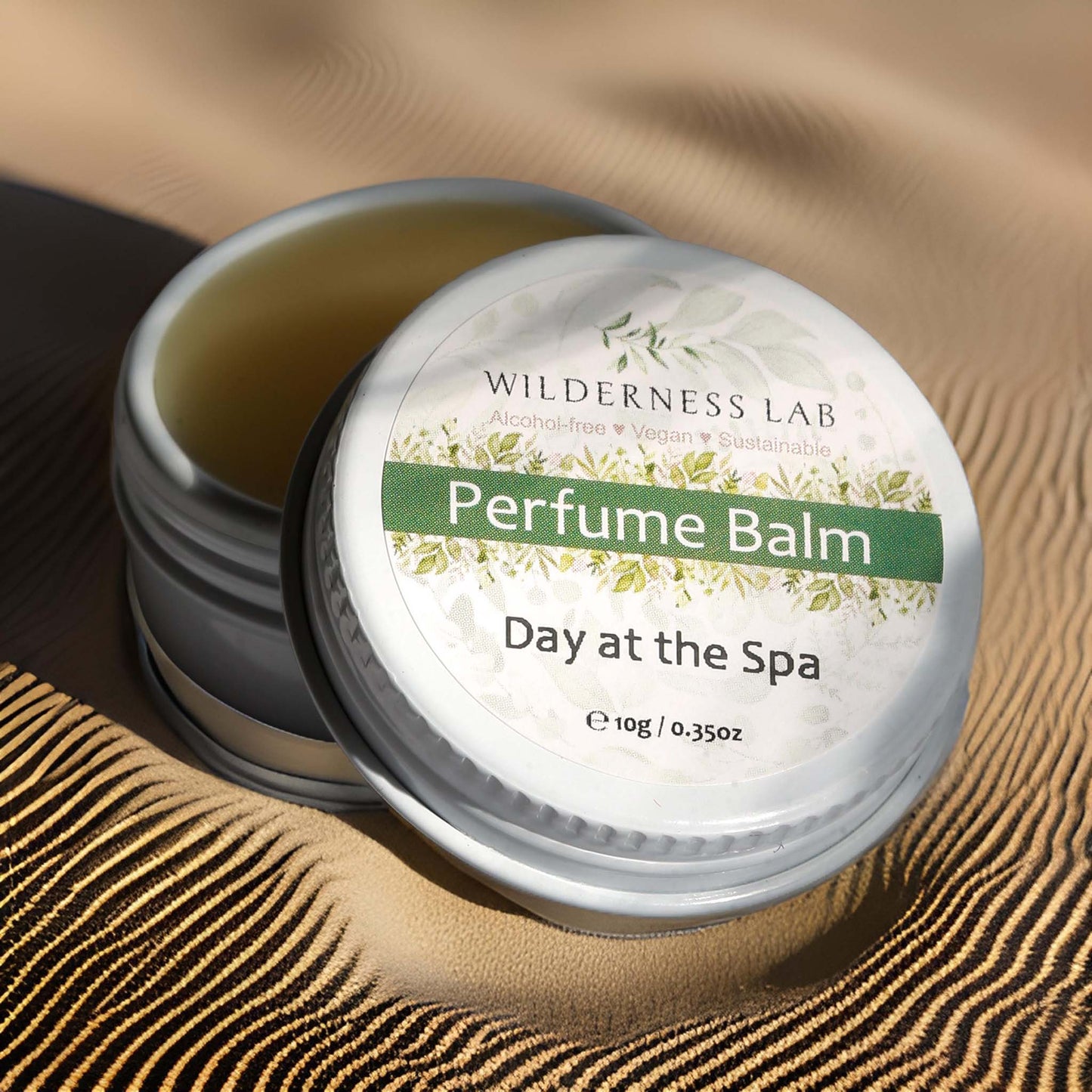 Day at the Spa Solid Perfume - natural vegan perfume balm with essential oils