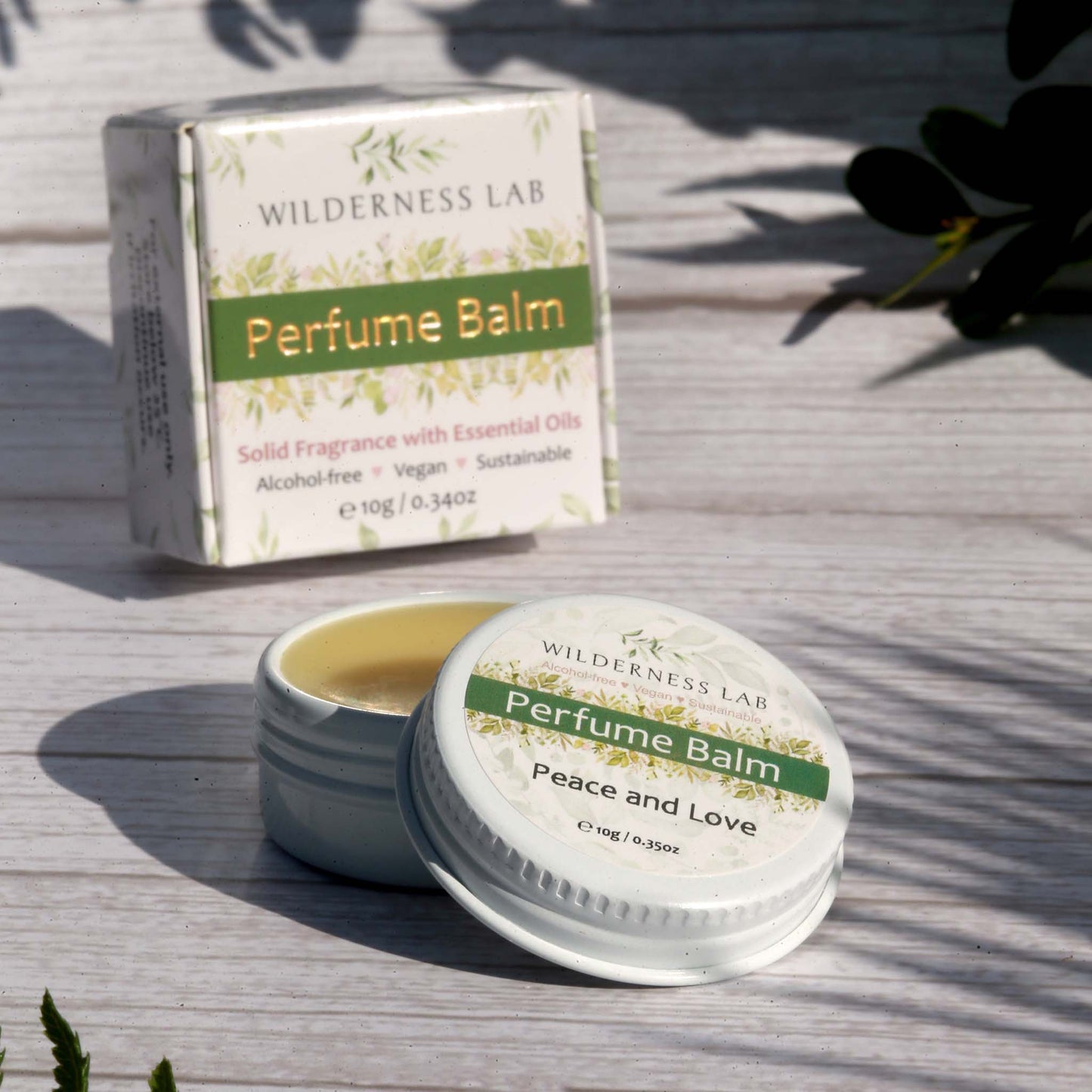 Peace and Love Solid Perfume - natural vegan perfume balm with essential oils