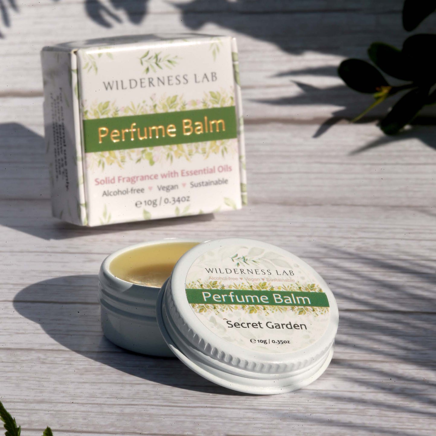 Secret Garden Solid Perfume - natural vegan perfume balm with essential oils