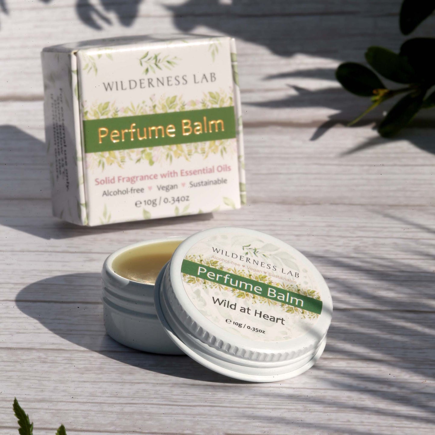 Wild at Heart Solid Perfume - natural vegan perfume balm with essential oils
