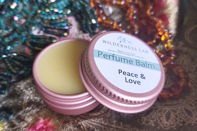 Peace and Love solid Perfume Balm