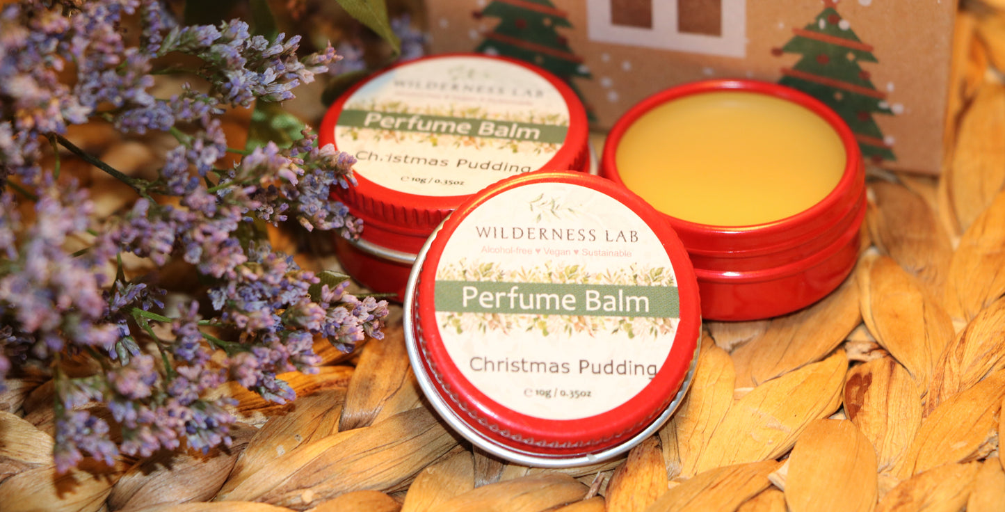 Christmas Pudding Perfume Balm- Limited Edition