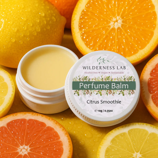 Citrus Smoothie Solid Perfume - natural vegan perfume balm with essential oils