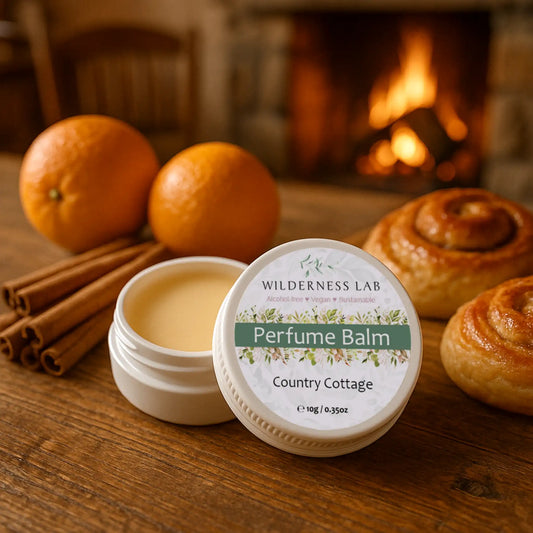 Country Cottage Solid Perfume - natural vegan perfume balm with essential oils