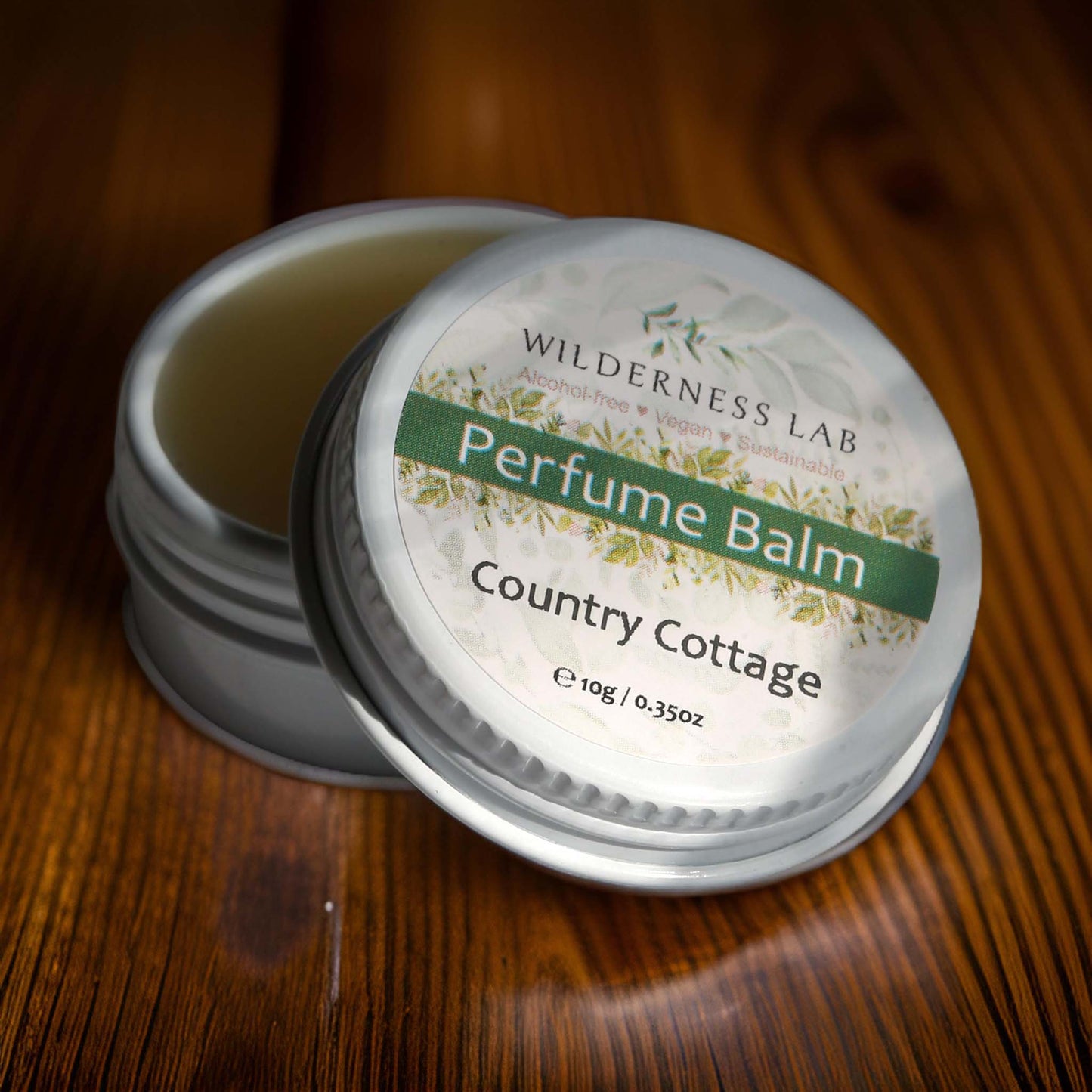 Country Cottage Solid Perfume - natural vegan perfume balm with essential oils