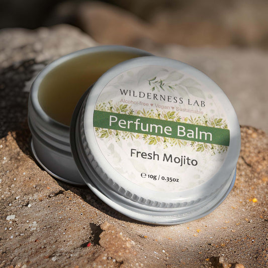 Fresh Mojito Solid Perfume - natural vegan perfume balm with essential oils