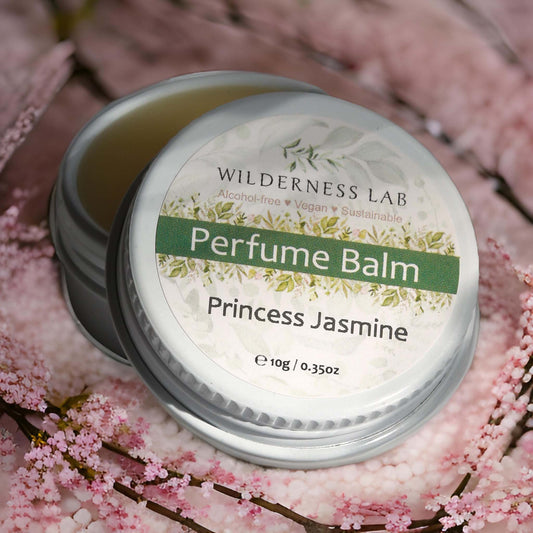 Princess Jasmine Solid Perfume - natural vegan perfume balm with essential oils