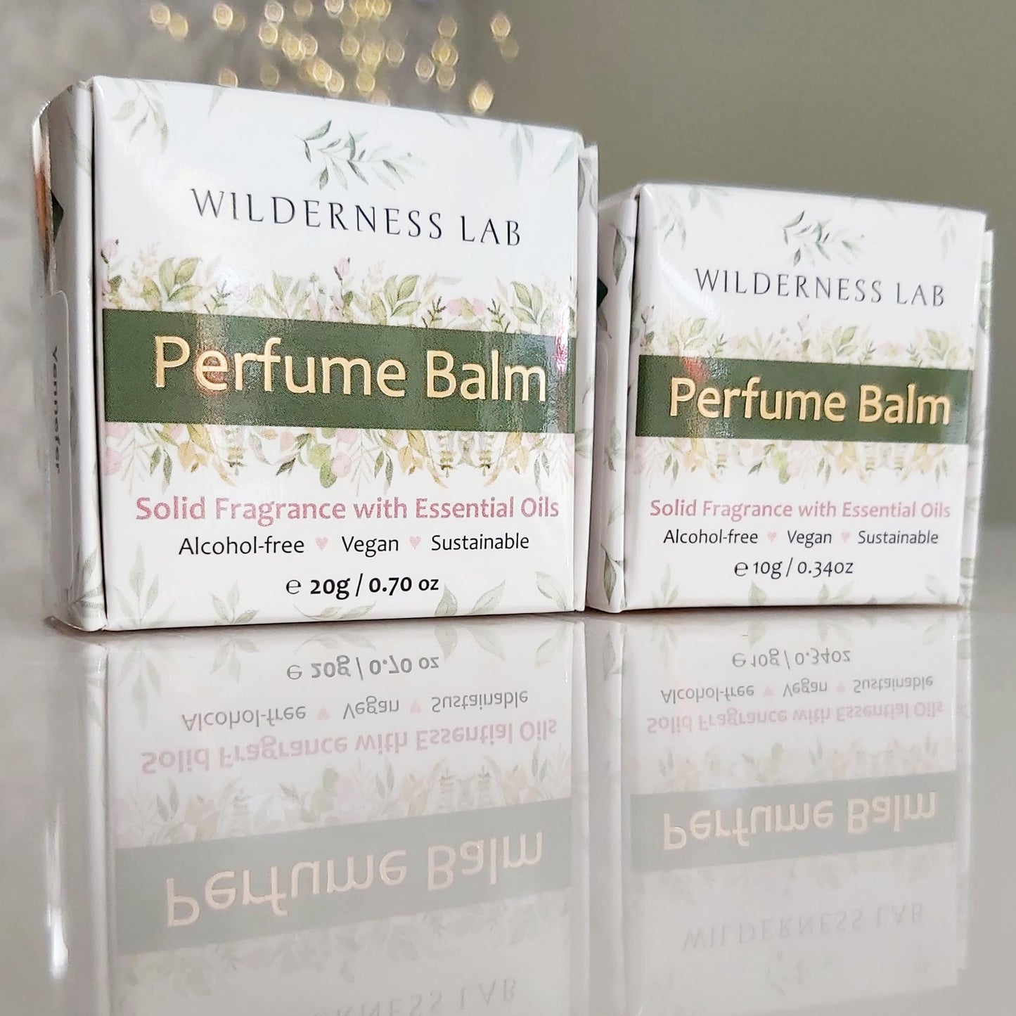 Pure Aura Solid Perfume - natural vegan perfume balm with essential oils