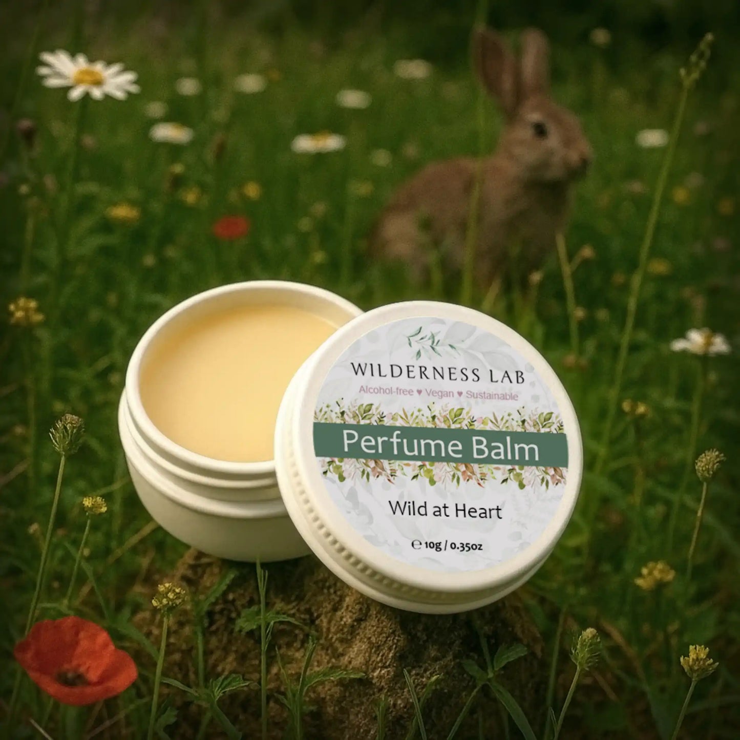 Wild at Heart Solid Perfume - natural vegan perfume balm with essential oils