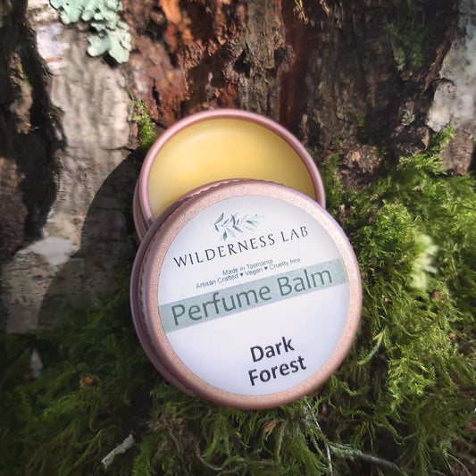 Dark Forest Solid Perfume - natural vegan perfume balm with essential oils