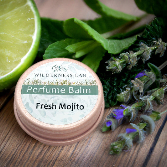 Fresh Mojito Solid Perfume - natural vegan perfume balm with essential oils