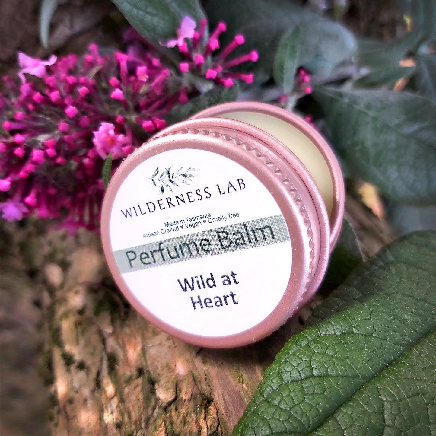 Wild at Heart Solid Perfume - natural vegan perfume balm with essential oils